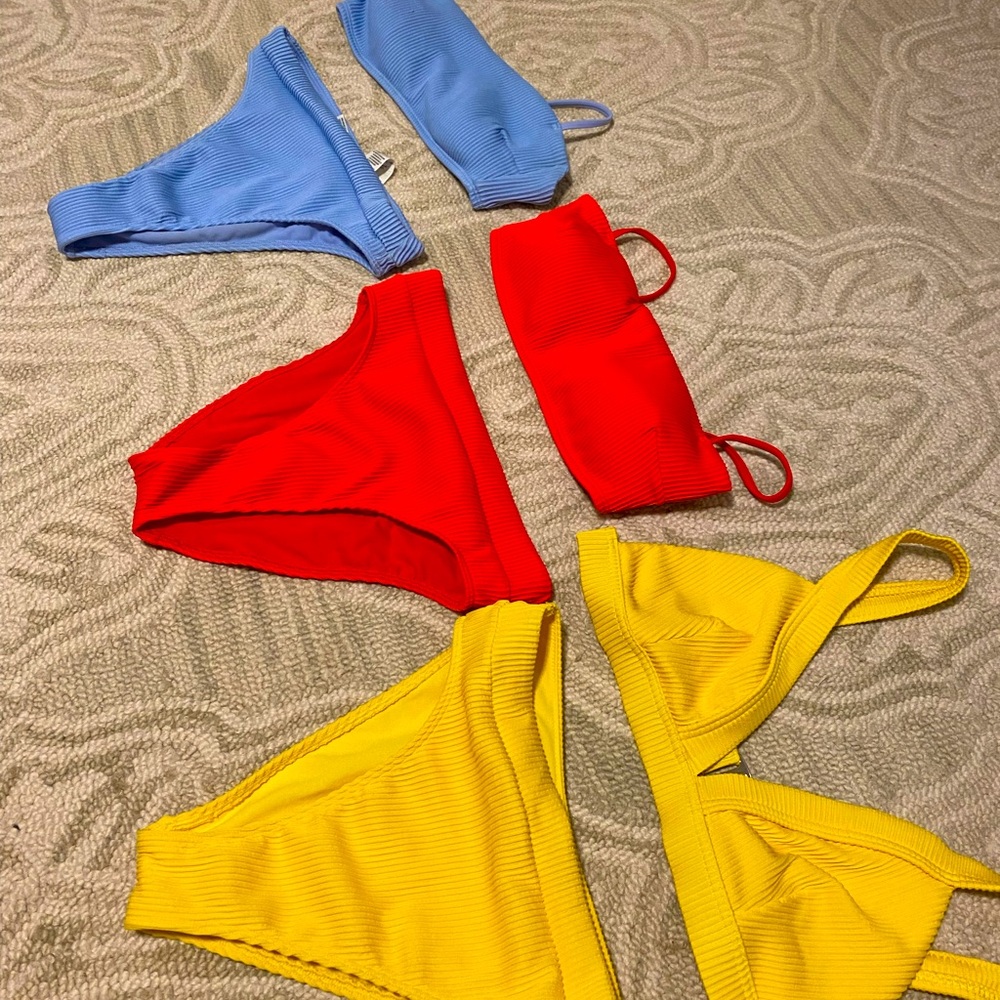 Hollister small swim bikinis! Bundle !